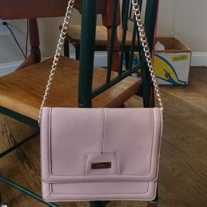 Baby pink BCBG side bag